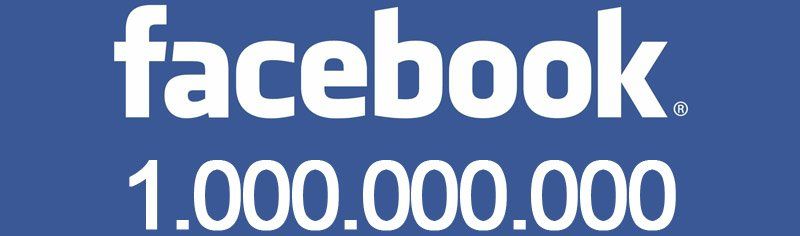 1 milliard d'utilisateurs Facebook
