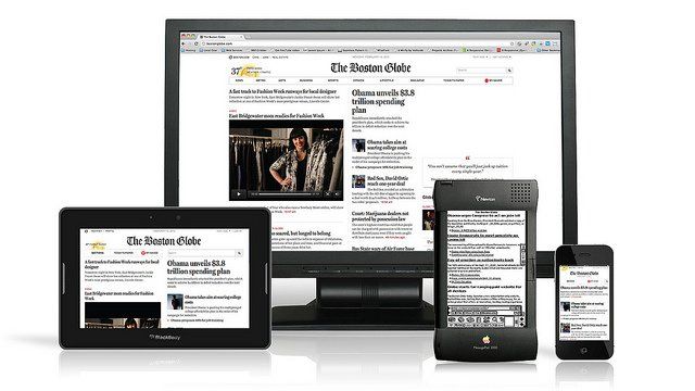 4 largeurs possible d'un site responsive