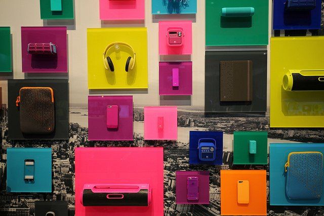 Mur d'objets électroniques au CES 2015