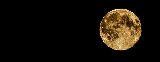 Une photo de la pleine Lune.