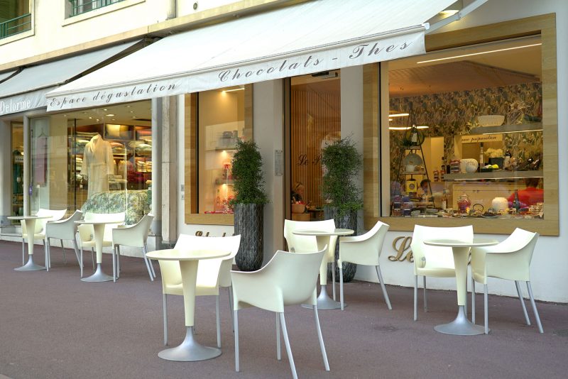 Magasin de chocolats à Antibes